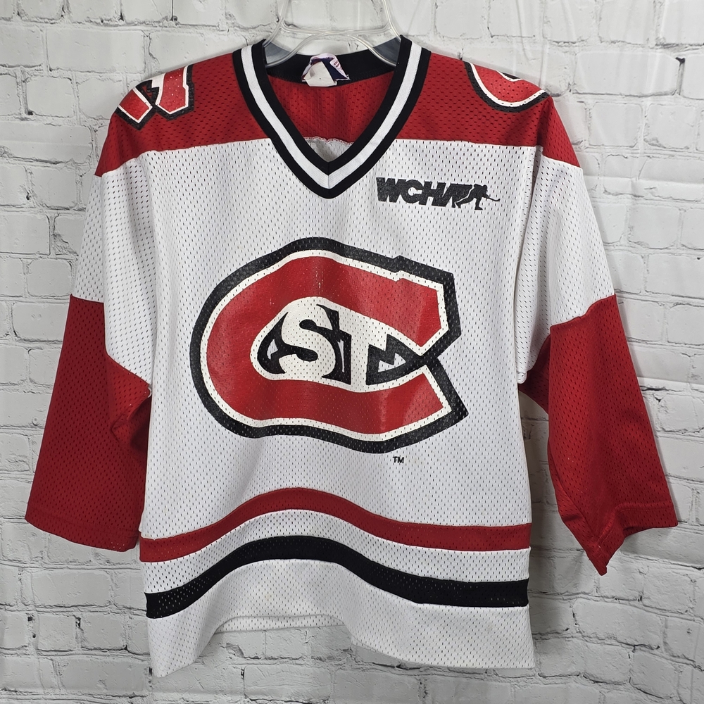 St Cloud State University Hockey Jersey Youth Size Medium KoronisSports‎ Vintage